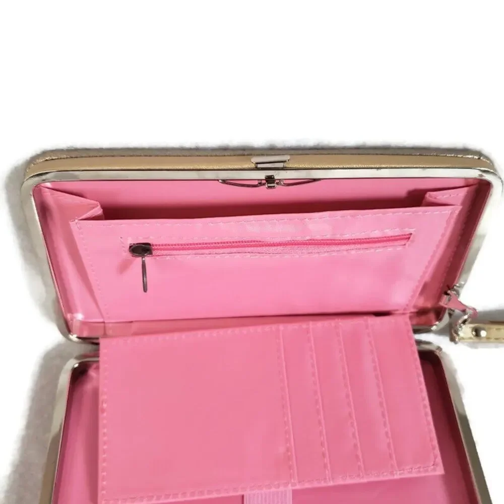 Cell Phone Card Money Holder Women's Wallet With Detachable Wrist Strap